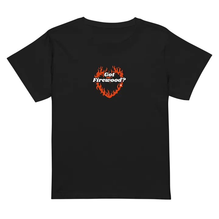 Flaming Heart - Got Firewood? | High Waisted Tee product image (1)