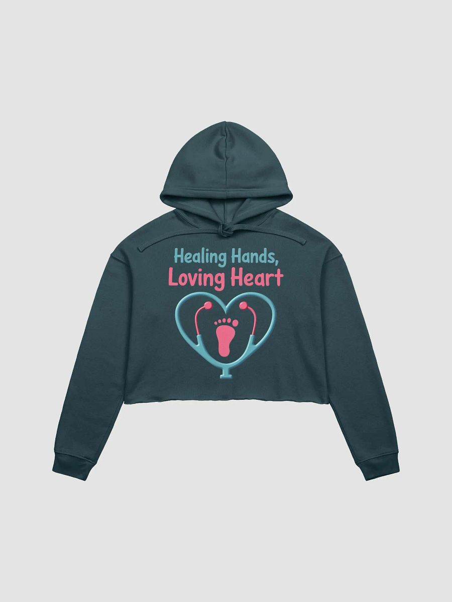 Healing Heart Fleece Crop Hoodie product image (9)