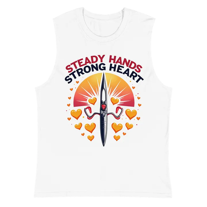 Steady Hands, Strong Heart Muscle Tank product image (2)