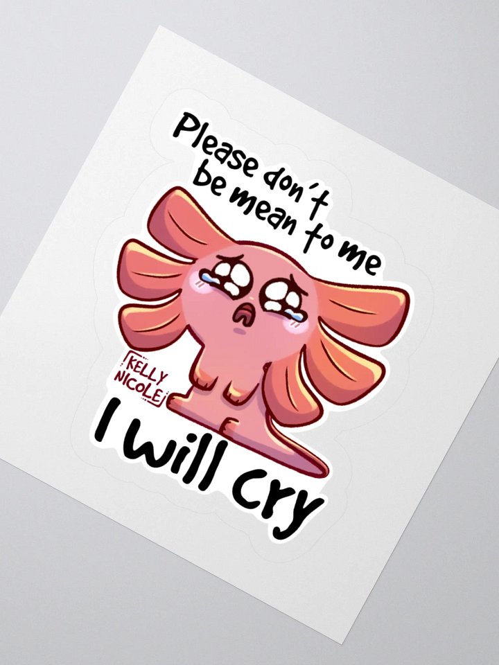 I Will Cry Spud Sticker product image (5)