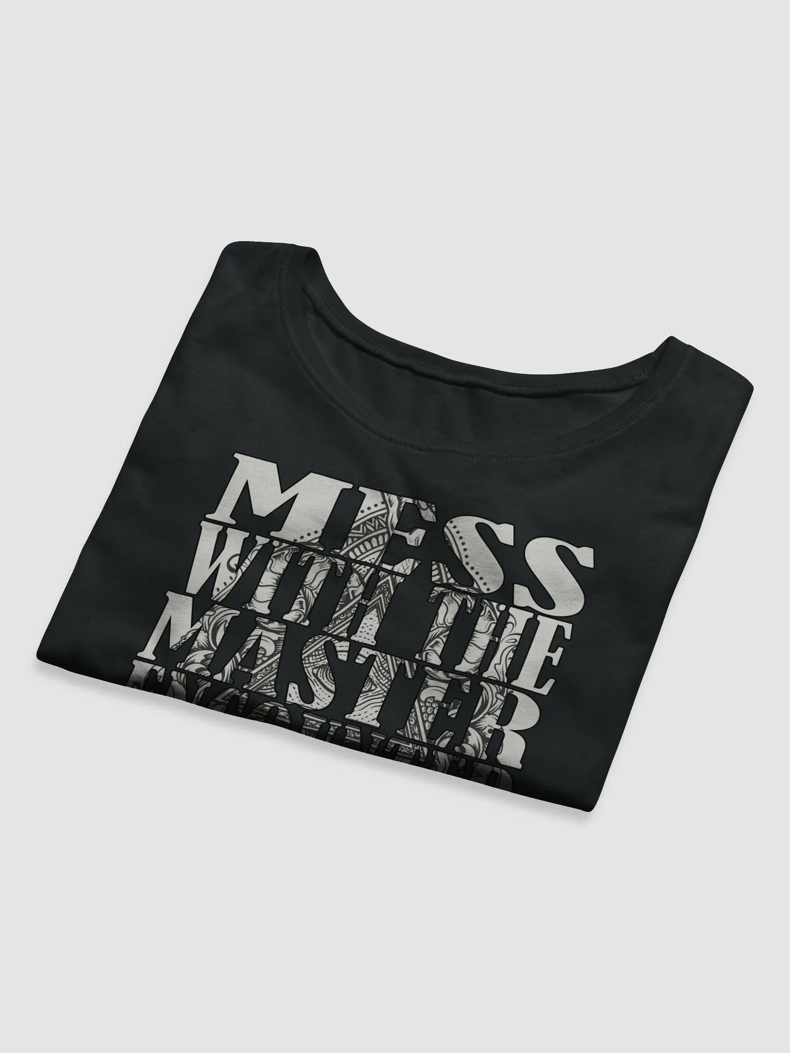 Mess With The Master, Encounter Disaster - Bella+Canvas Women's Crop Tee product image (5)