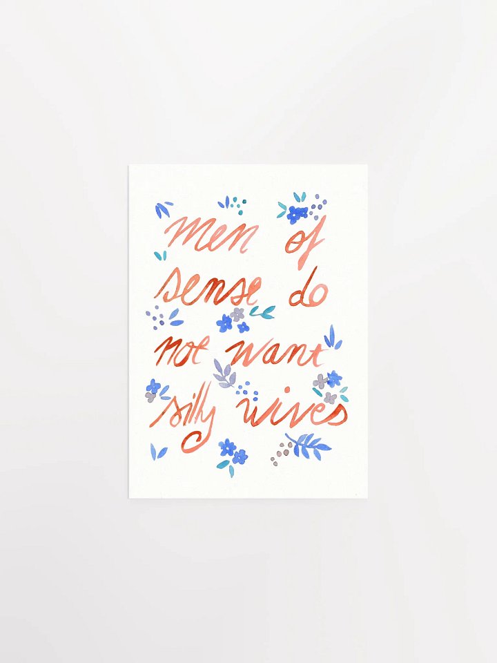 Men Of Sense - Red & Blue Art Print product image (3)