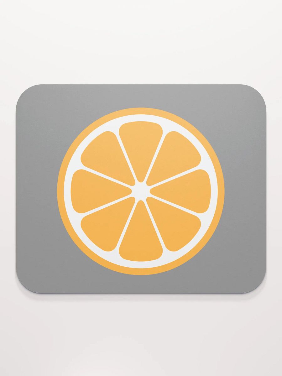 MIKAN Mouse Pad (Orange × Gray) product image (2)