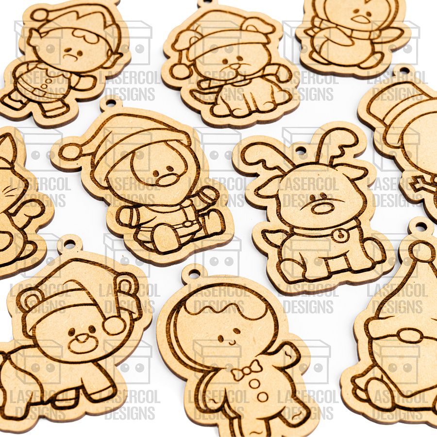 Christmas Ornaments - Laser Cut Files product image (5)