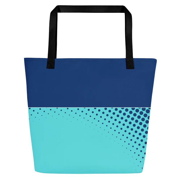 Blue Floral Tote Bag product image (2)