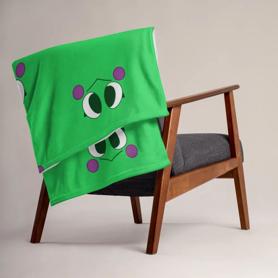 Turtle Face Throw Blanket product image (15)