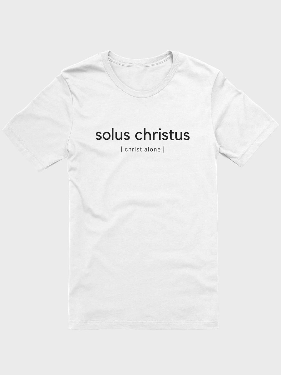 Christ Alone - Unisex White product image (1)