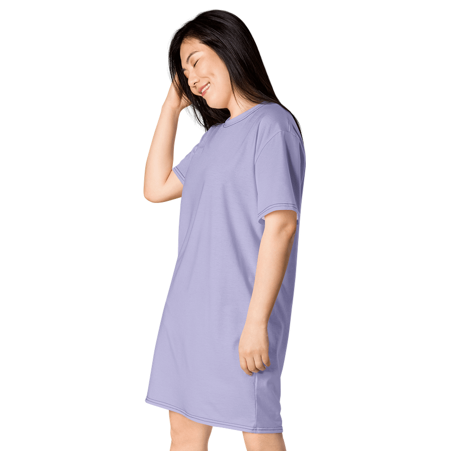Oversized T-Shirt Dress - Delicate Melrose, Sizes 2XS-6XL product image (3)