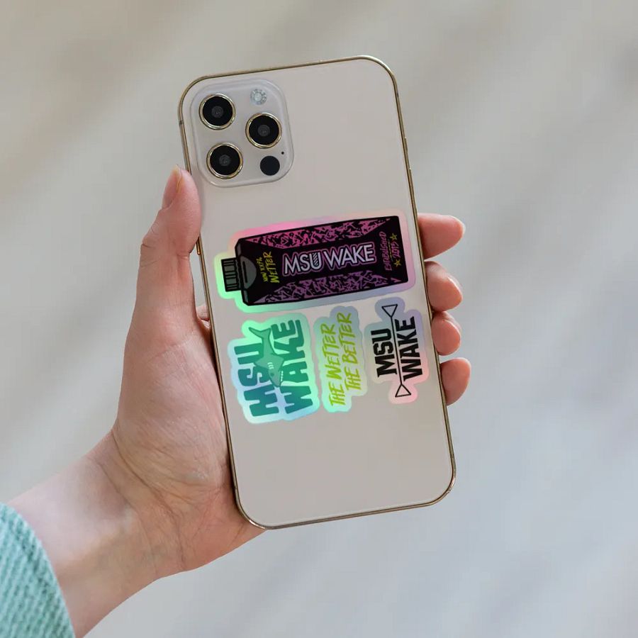 MSU Wake 2024 Holographic Sticker Pack product image (6)