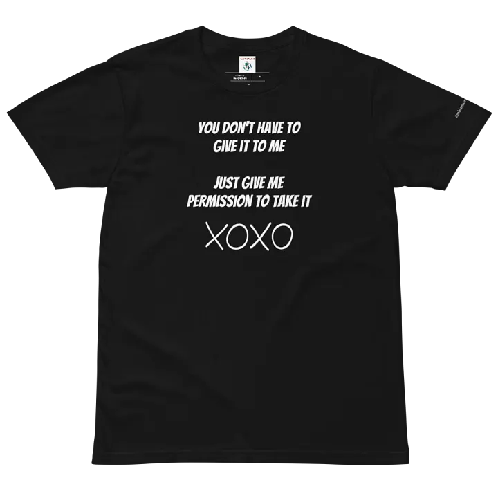 "Permission to Take It" Unisex T-Shirt | Sexy T-Shirt Designs product image (2)