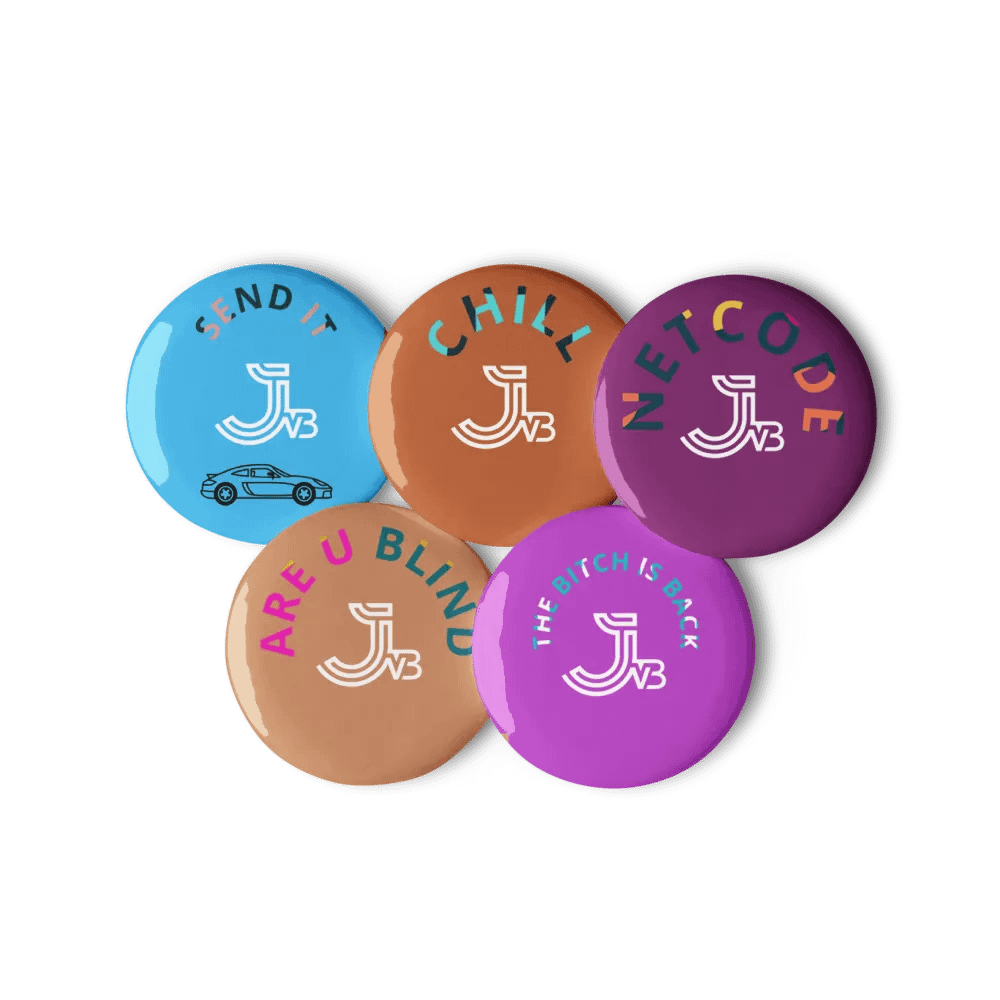 Retro JVB Pin Button Set product image (11)