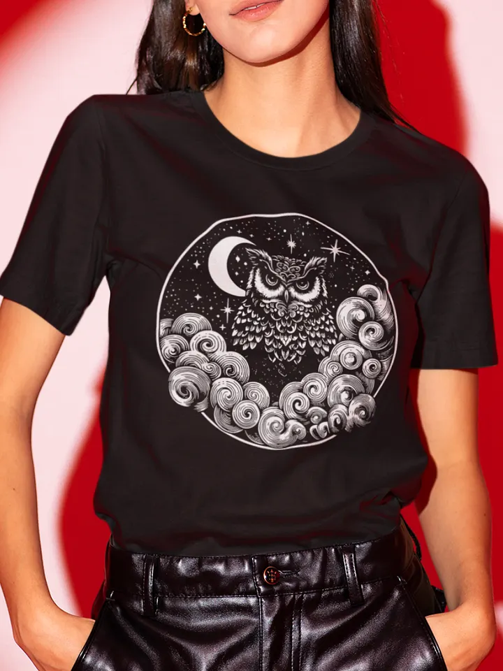 Starry Night Owl T-Shirt product image (2)