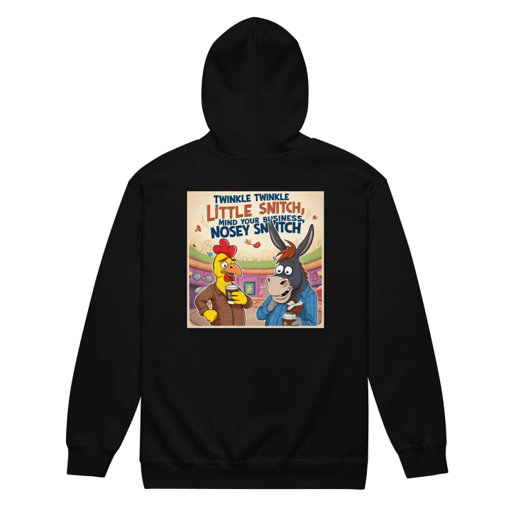 Whimsical Animal Coffee Cartoon Zip Hoodie product image (2)