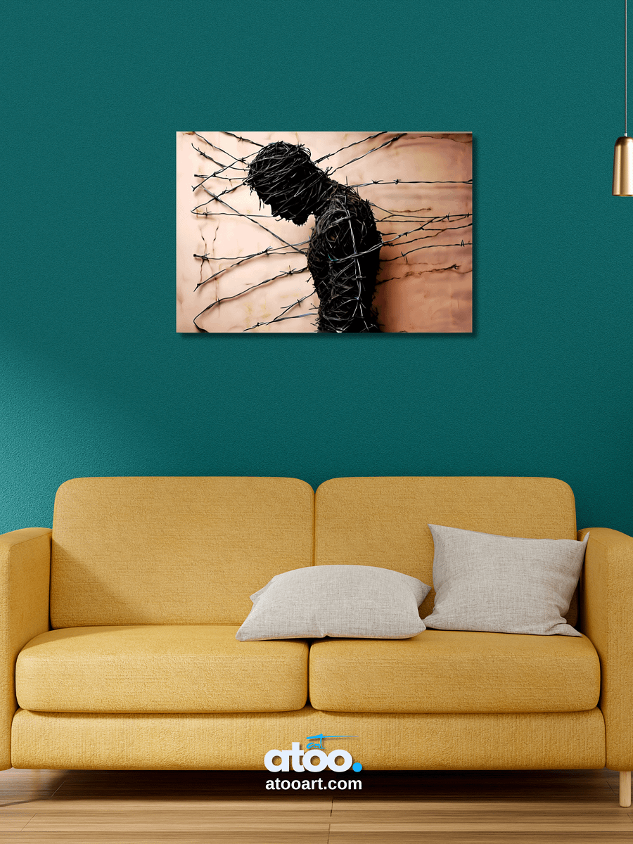 Be Free to Yourself Collection | Don't Think Too Much | Canvas Painting product image (5)