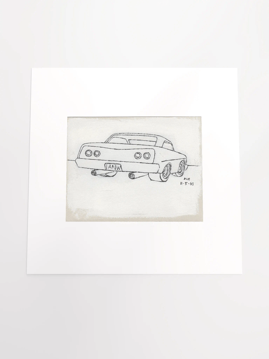 White Car #1 Print product image (5)