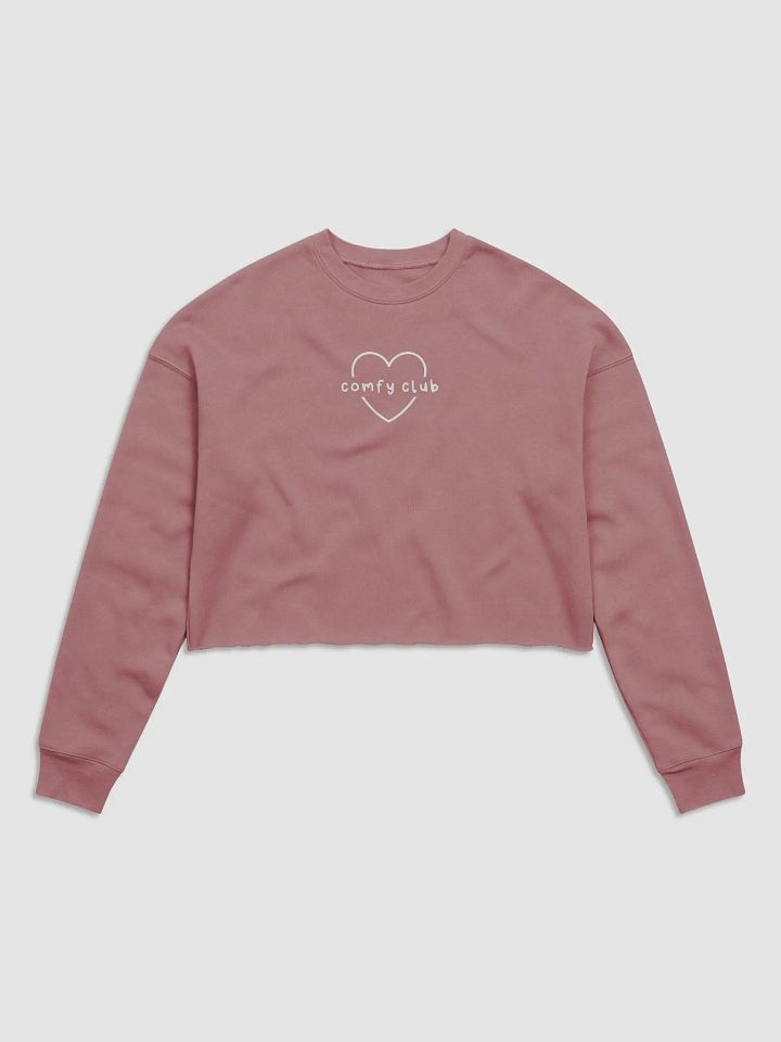 comfy club cropped crewneck product image (1)