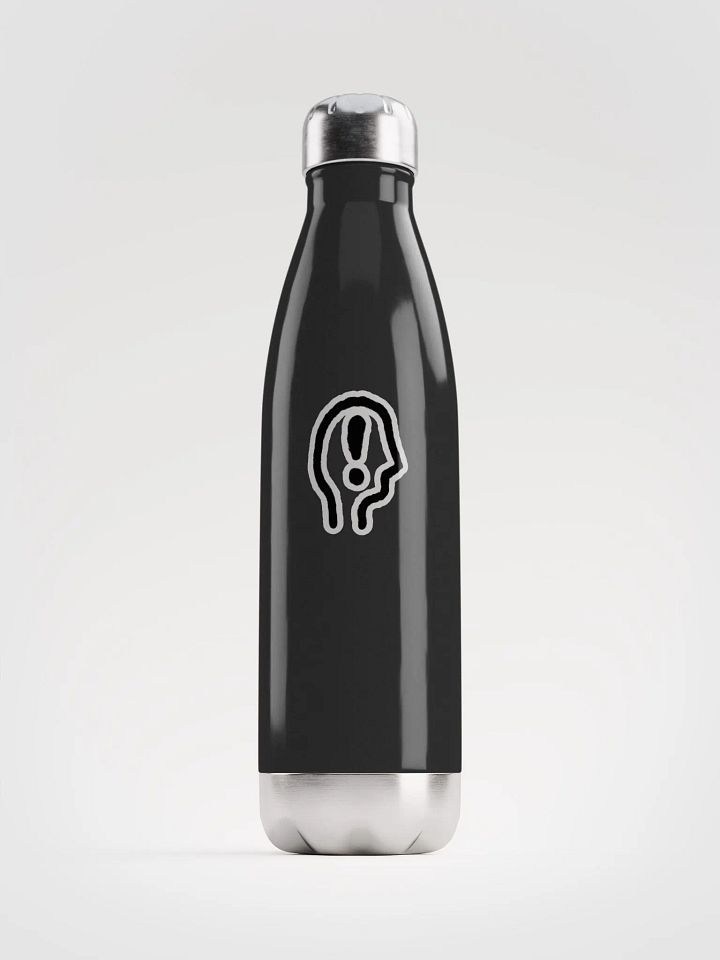 EXCLAIMING MENTALLY (bubble design) stainless steel water bottle product image (2)