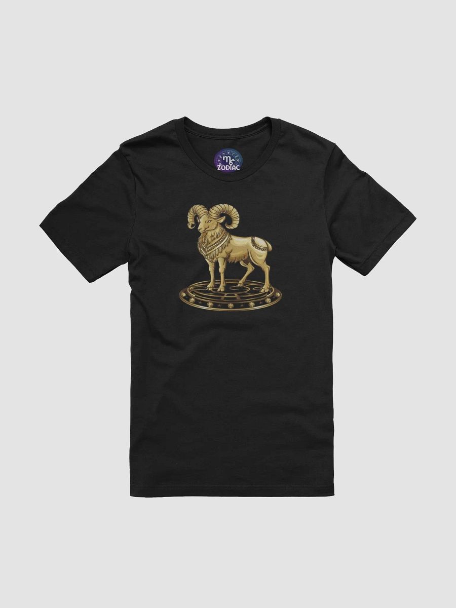 Exclusive Aries Zodiac T-Shirt - Unisex Majestic Ram and Celestial Design product image (3)