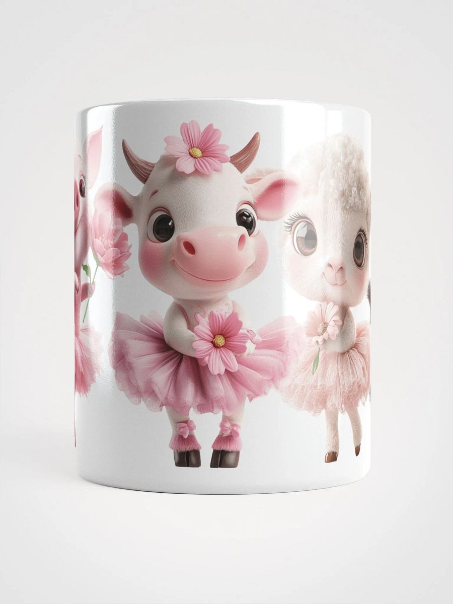 Baby Ballet Animals White Glossy Mug product image (5)