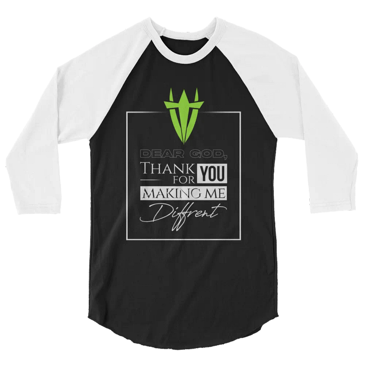 Jersey Raglan Tee: Dear God product image (2)
