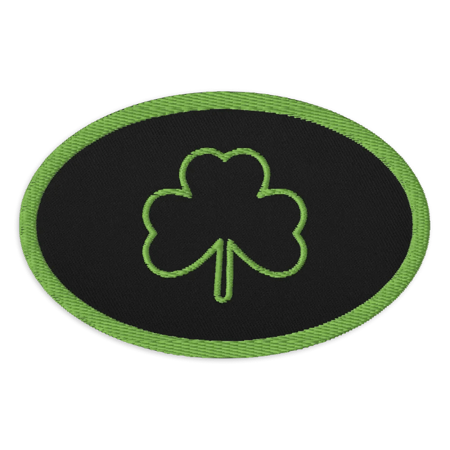 Lucky Clover Embroidered Patch product image (1)