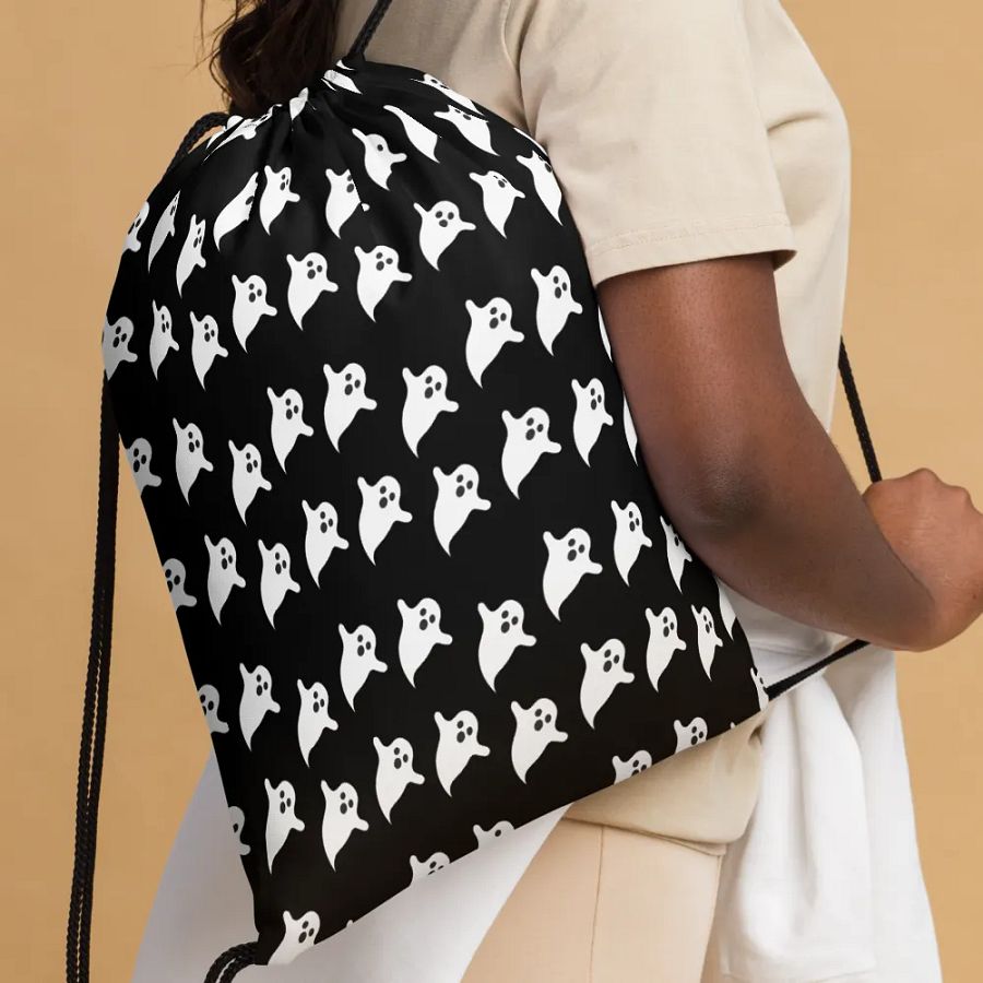 Ghostly Encounter Drawstring Bag product image (4)