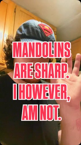 I did indeed lead through a Band-Aid immediately after filming this so 😅 I was demoted to deviled egg duty when she got back ...