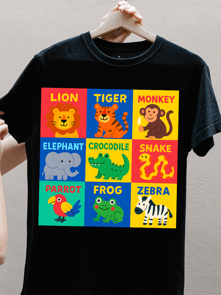 Animal Kingdom Grid Heavyweight Tee product image (2)