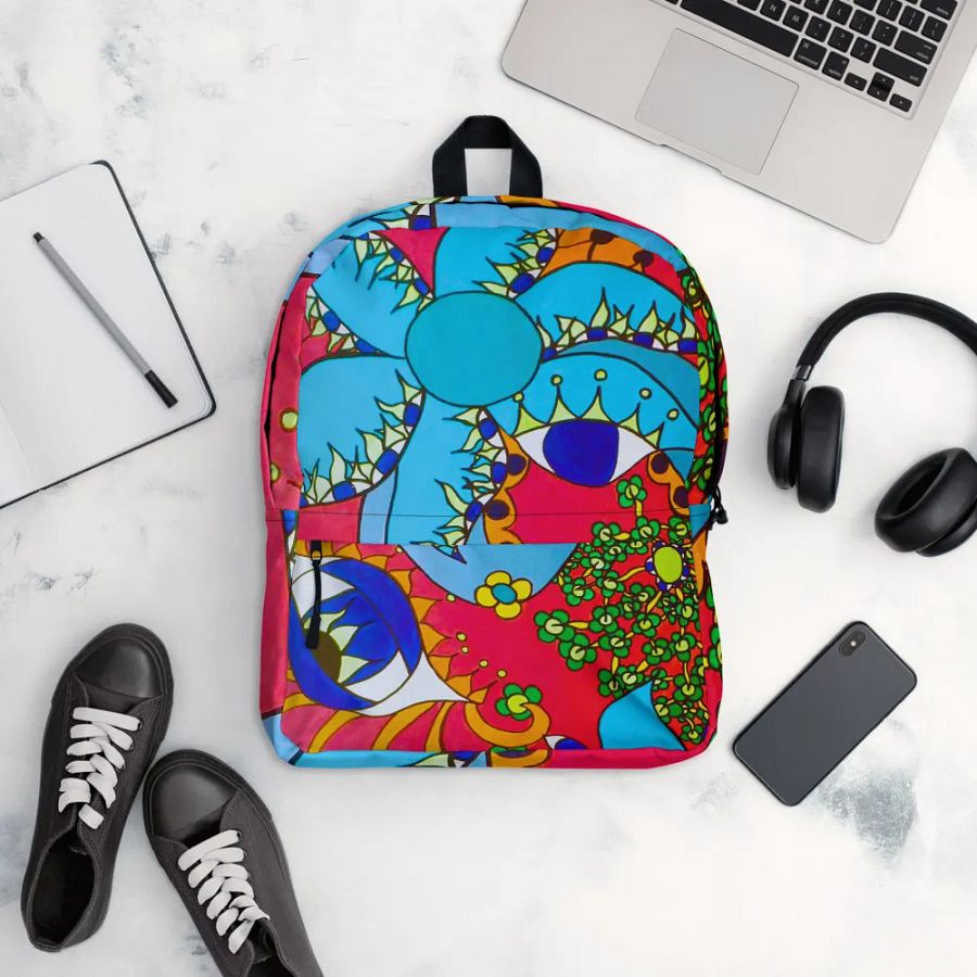 Ethereal Eyes All-Over Backpack product image (11)