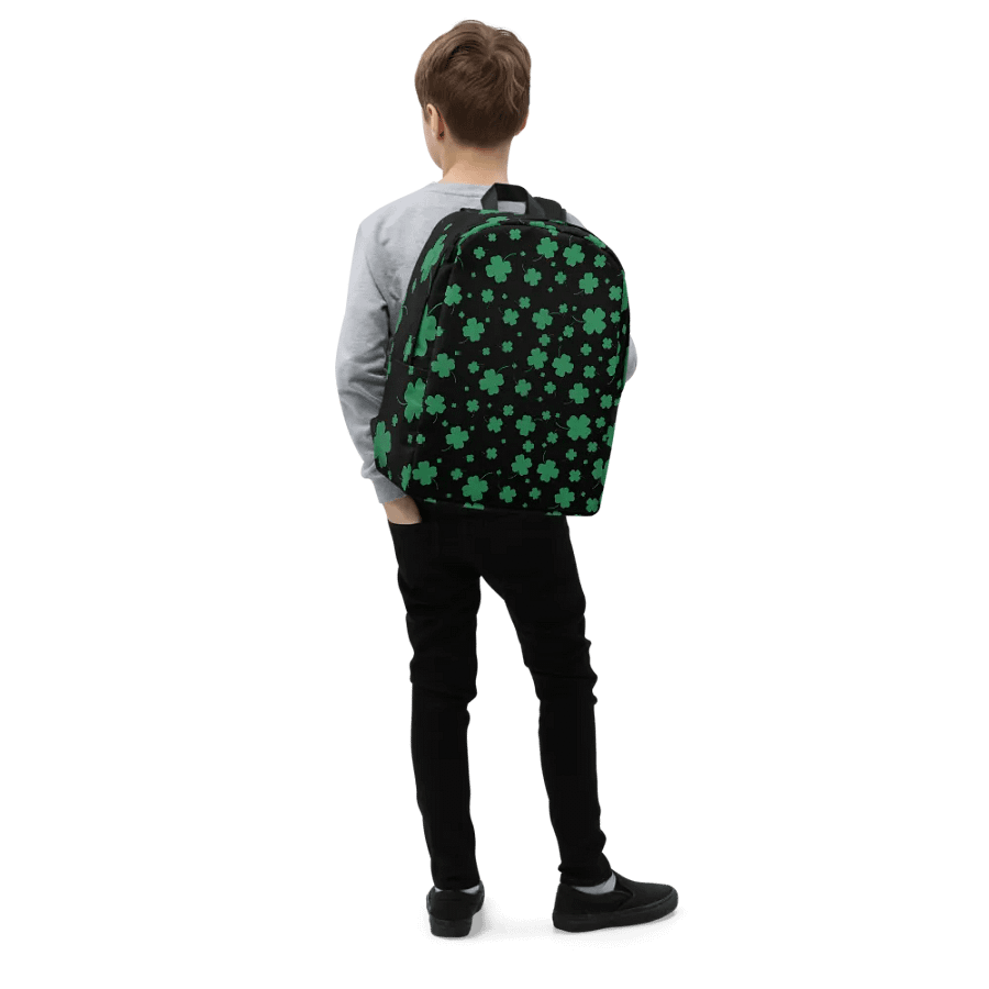 Lucky Hanny Shamrock All-Over Print Backpack product image (6)