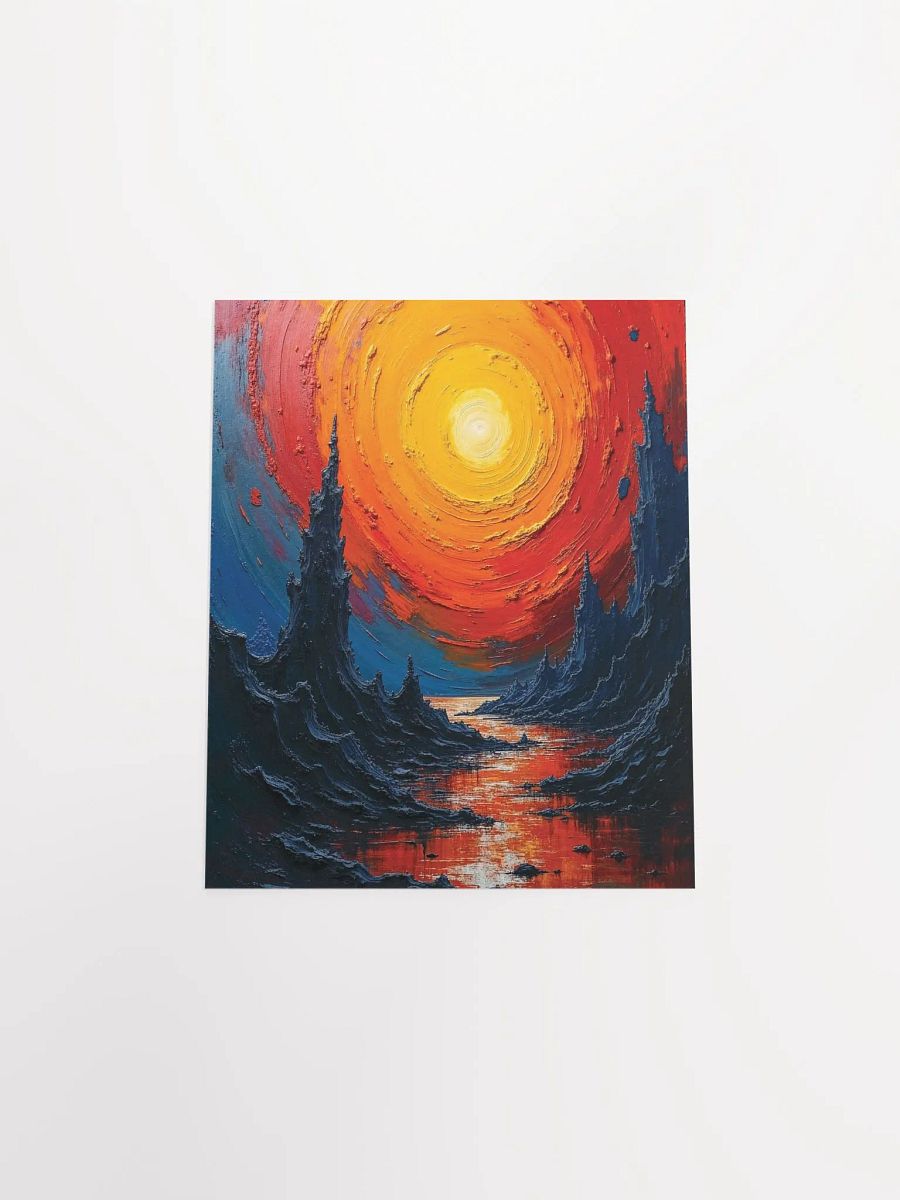 Ethereal Mountain Sunset Poster product image (39)