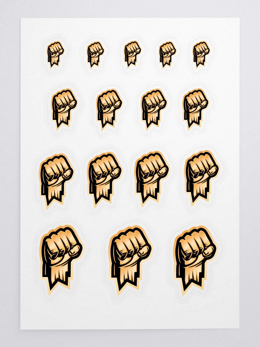 PuncH Fist Sticker Sheet product image (2)