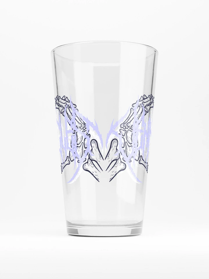 Metal Logo Pint Glass product image (2)