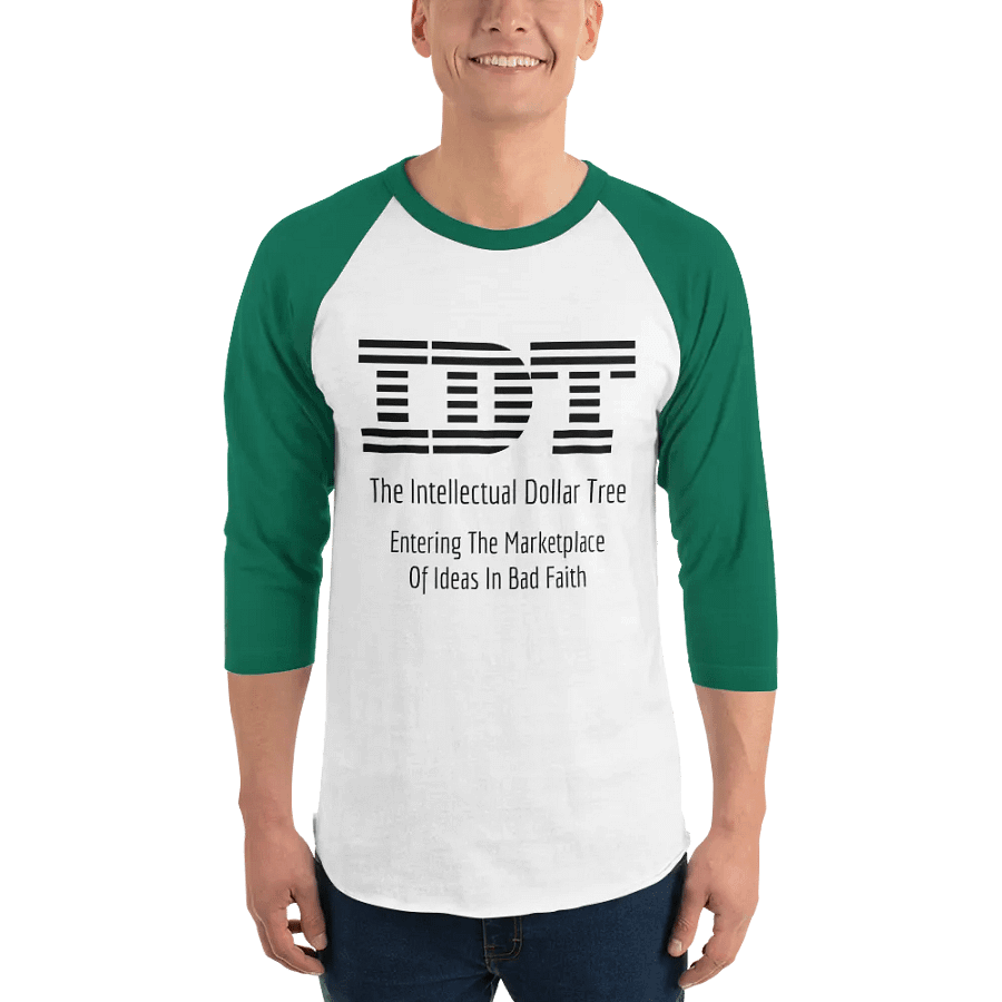 Intellectual Dollar Tree Baseball Tees Light Torso product image (1)