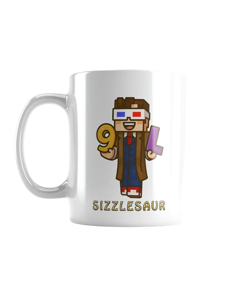 9LS4 Sizzlesaur White Glossy Mug product image (3)