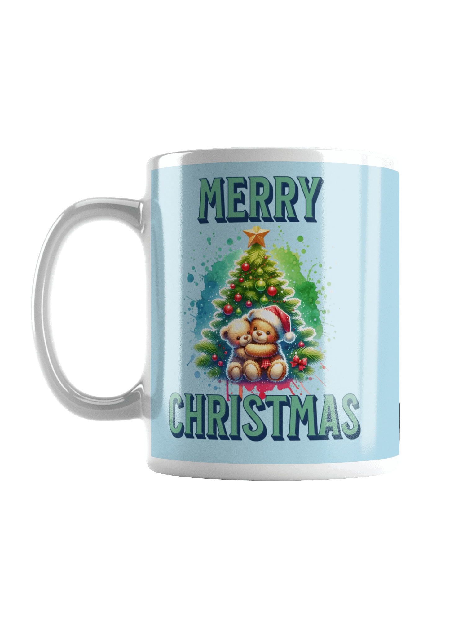 Merry Christmas Teddy Bear Mug product image (1)