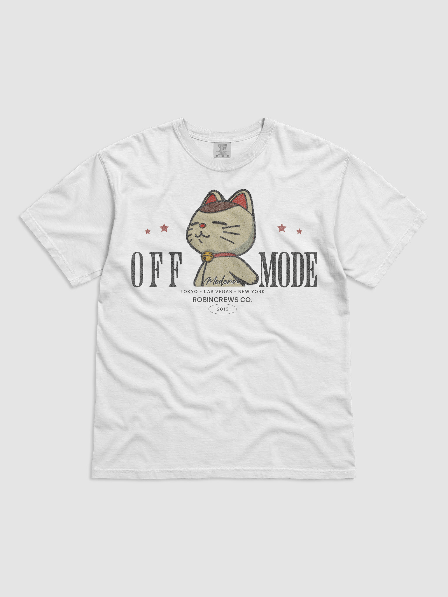 Off Mode Cat T Shirt Relaxed Graphic Tee product image (9)