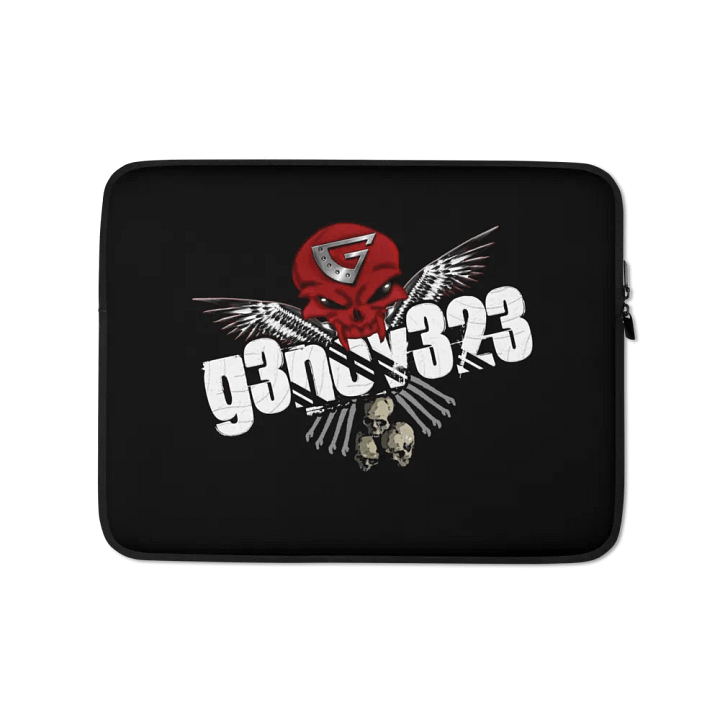 Skull Winged Laptop Sleeve product image (1)