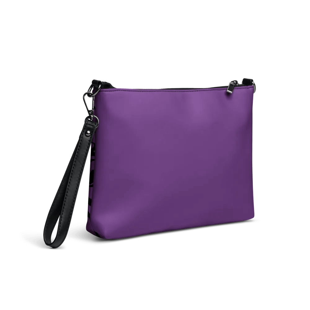 Purple Swirl Flip-Sided Faux Leather Crossbody Bag product image (10)