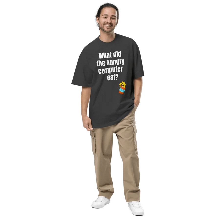 Retro CHIPS Graphic Oversized Tee product image (4)