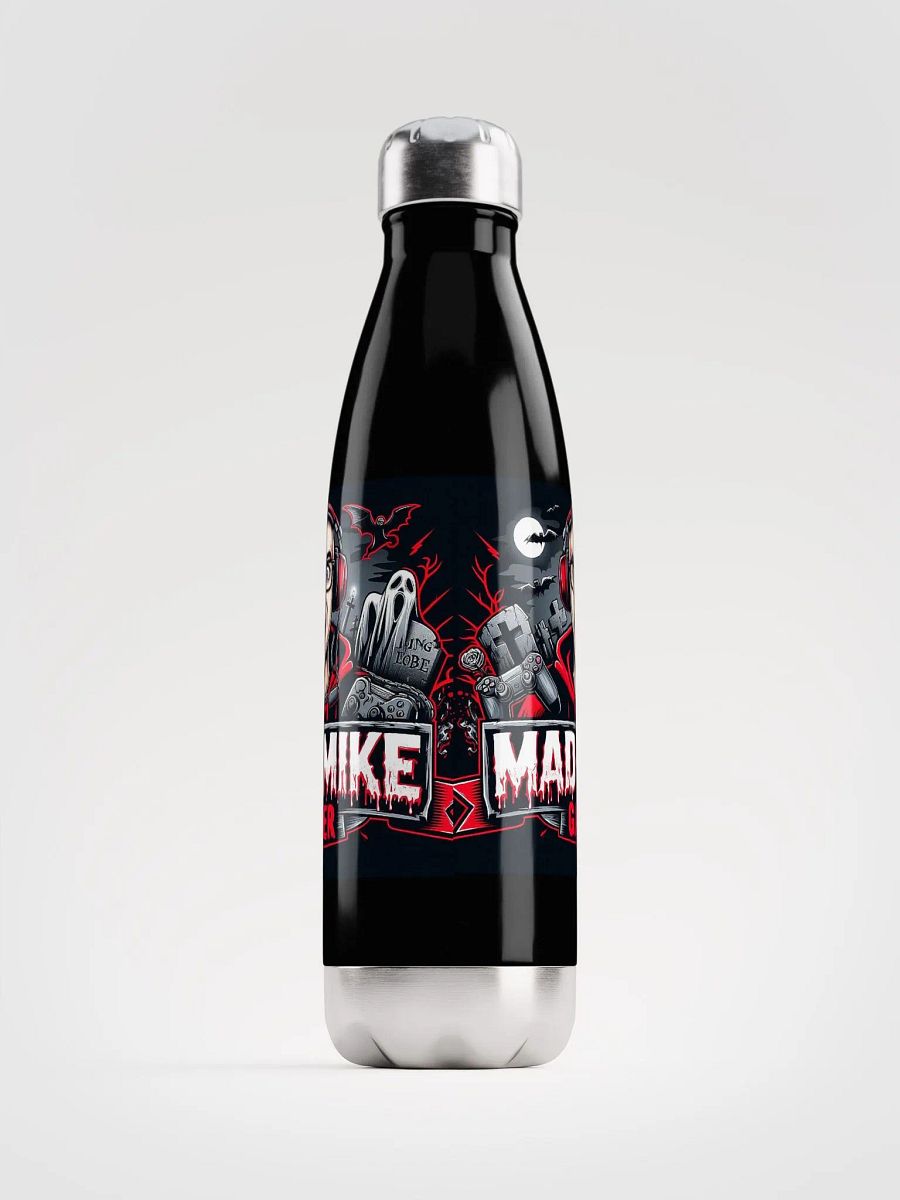 Spooky Gamer Stainless Steel Water Bottle product image (1)
