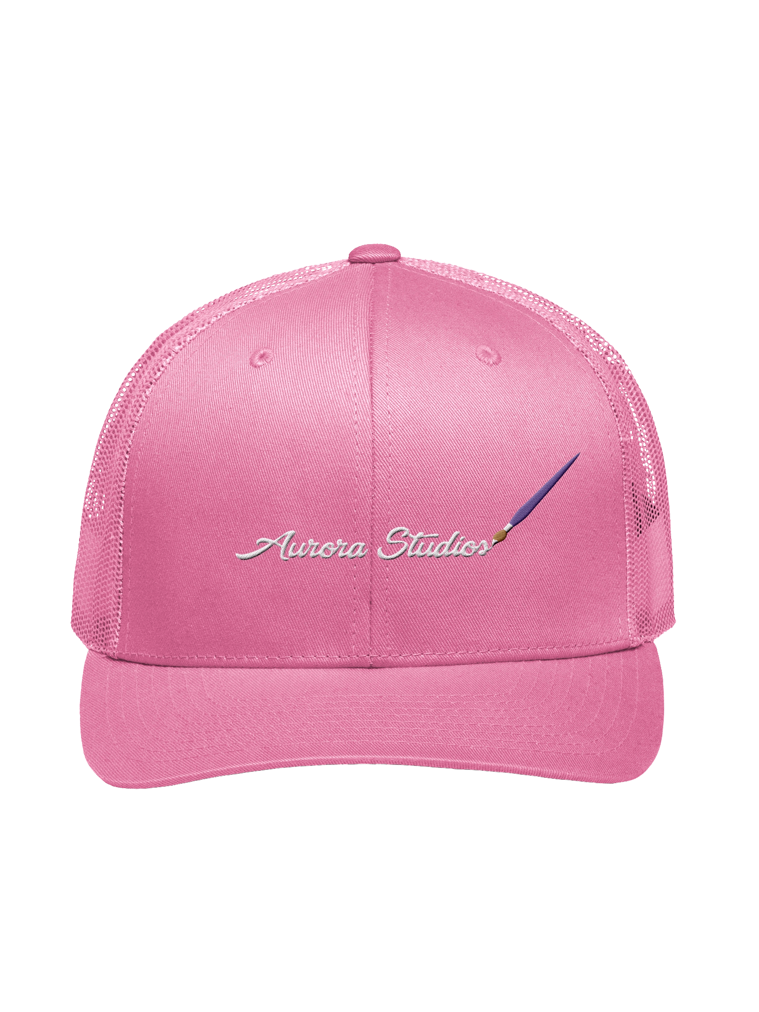 Inkflow Logo Retro Trucker Hat - Pink product image (1)