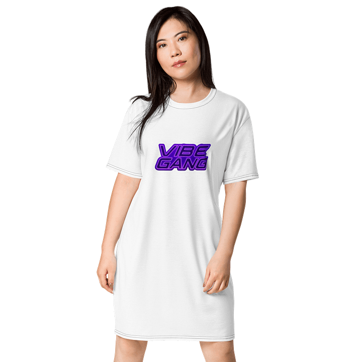 VIBEGANG All-Over Print T-Shirt Dress product image (1)
