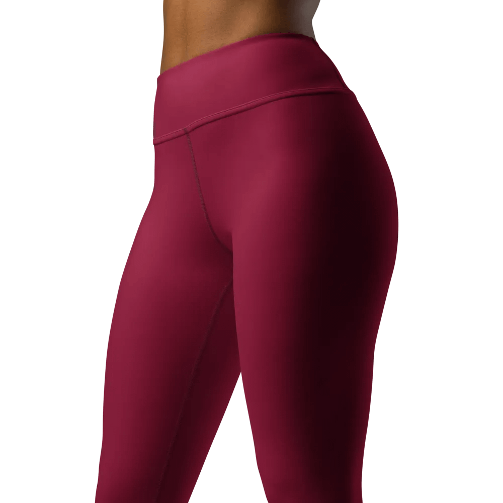 Maroon Yoga Leggings product image (10)