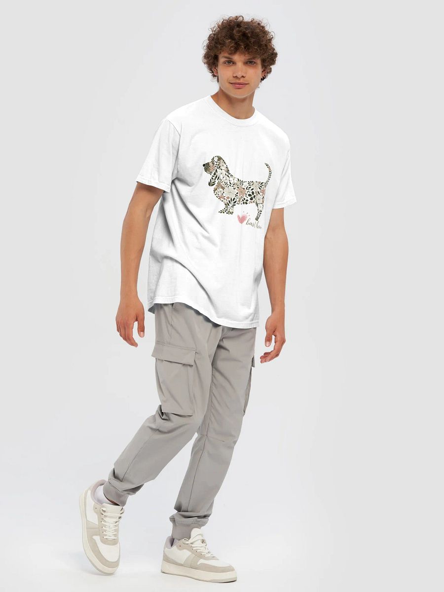 Floral Basset Hound: Nature-Inspired Dog Silhouette product image (7)