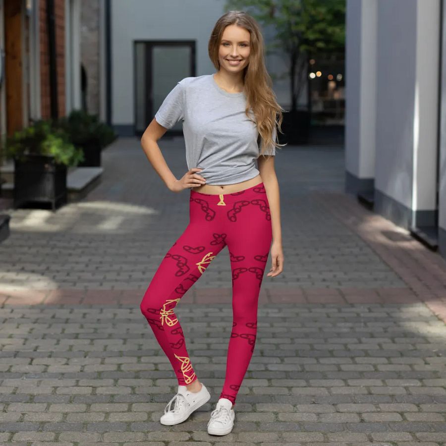 Geometric Floral Fusion Leggings product image (7)