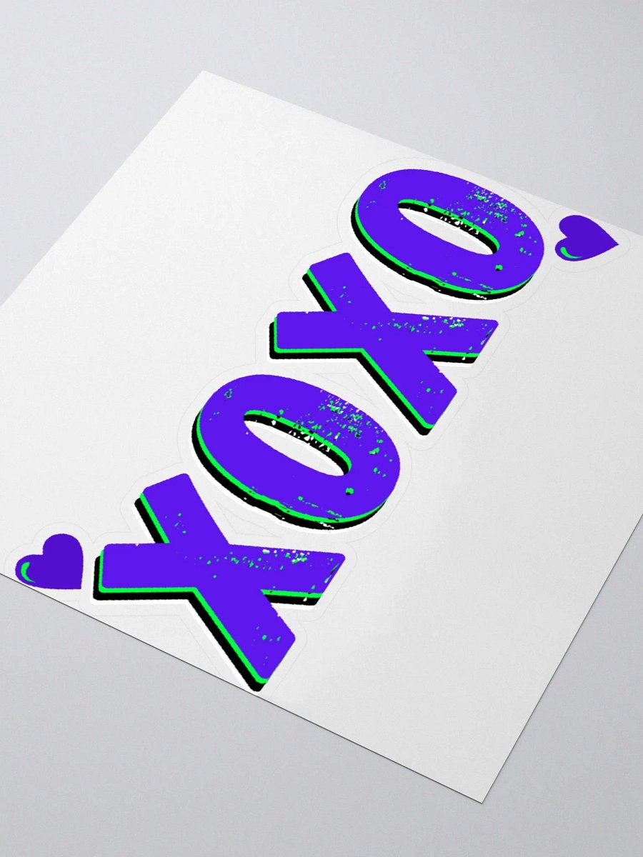 XOXO Sticker - Purple product image (3)