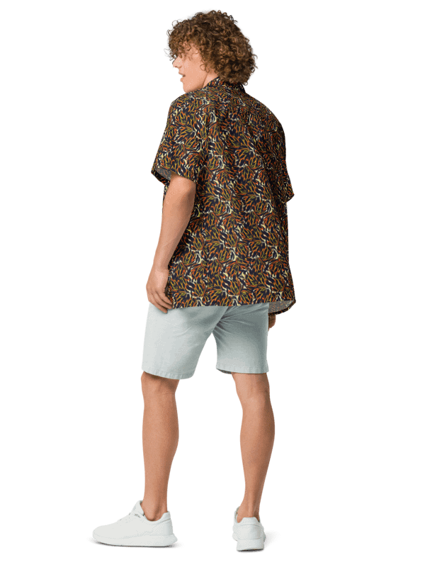 Tiger Flower | Unisex Hawaiian Shirt product image (2)