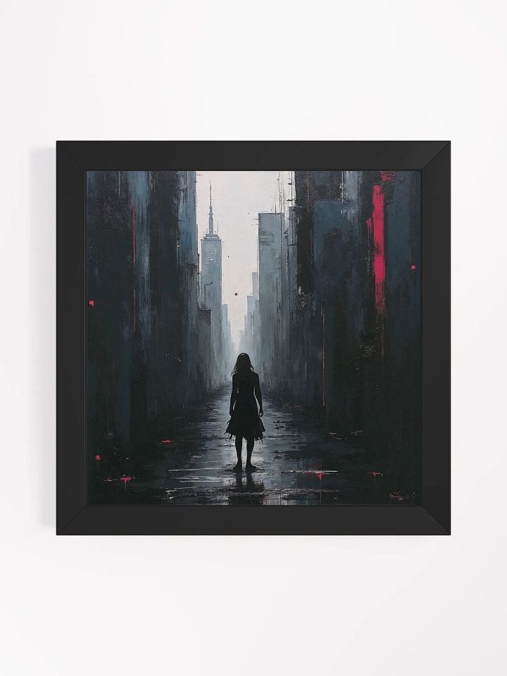 Lone Descent Framed Print product image (1)