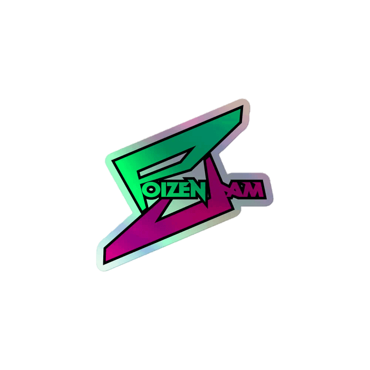 PoizenJam Logo Holographic Sticker product image (1)